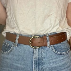 Brown Leather Belt